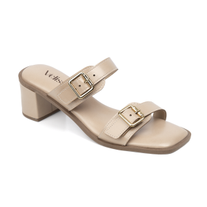 Zapato Taco Alto Velisse con Hebilla