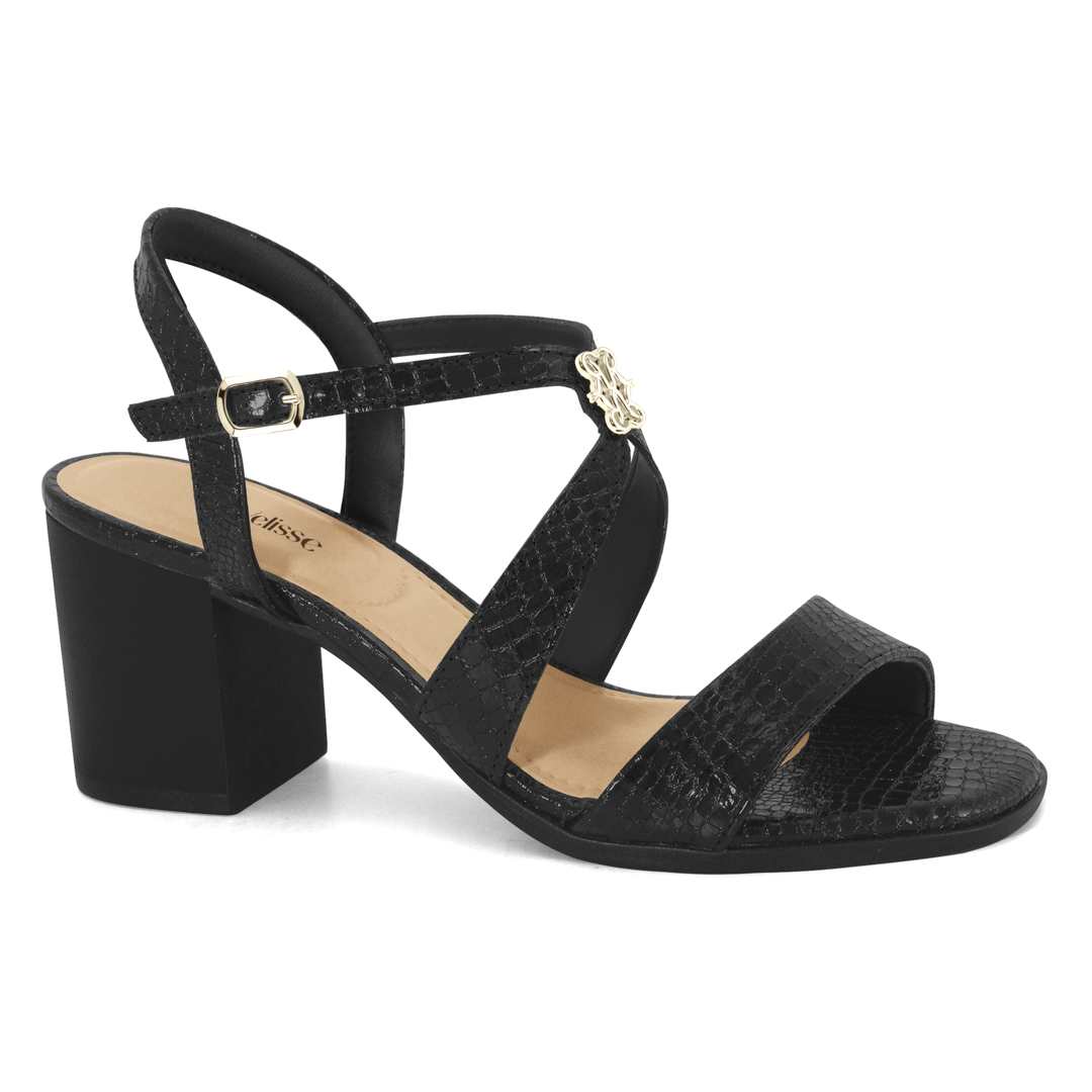 Zapato Taco Medio Velisse con Tiras Cruzadas - Image 2