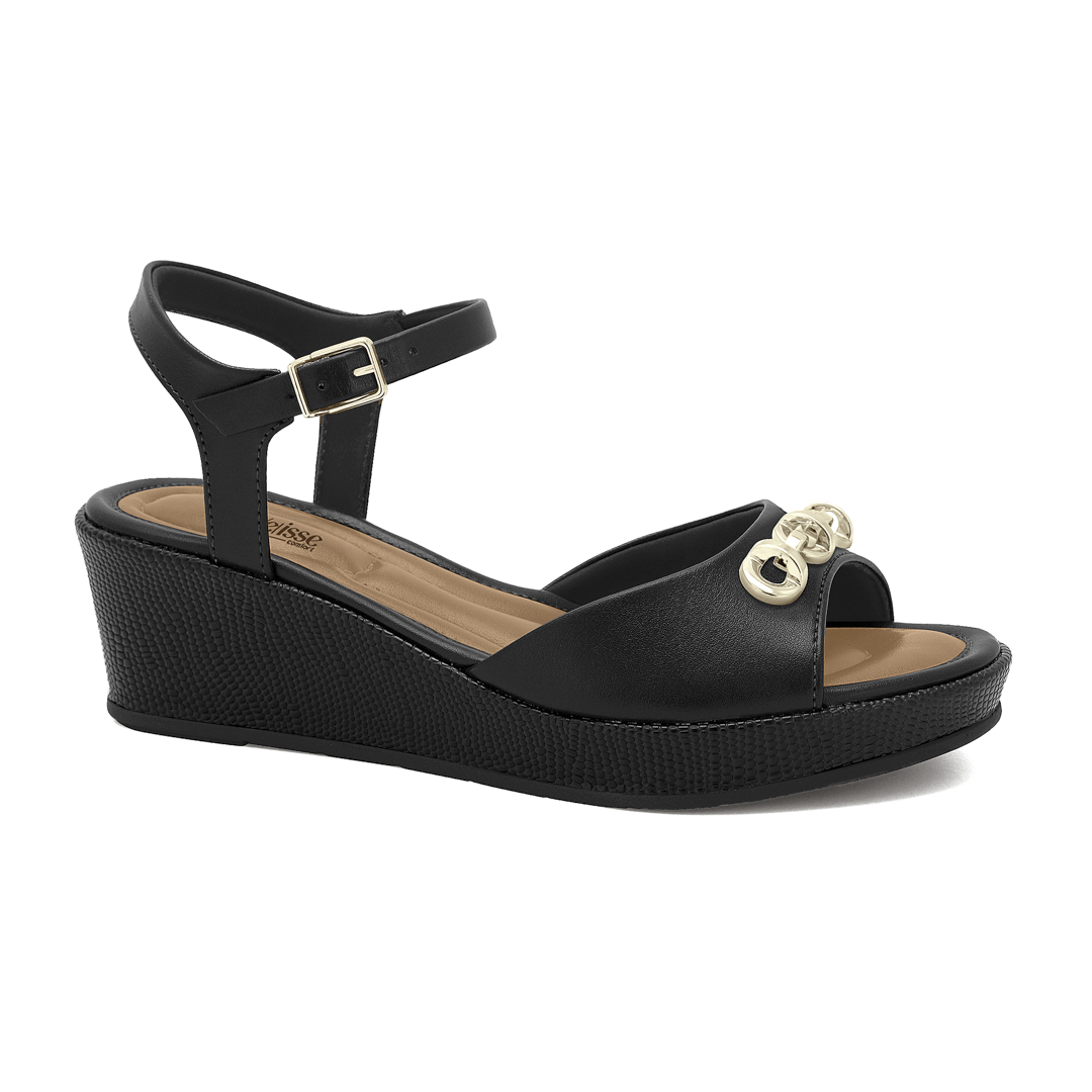 Plataforma Velisse Comfort con Aplique Dorado - Image 2