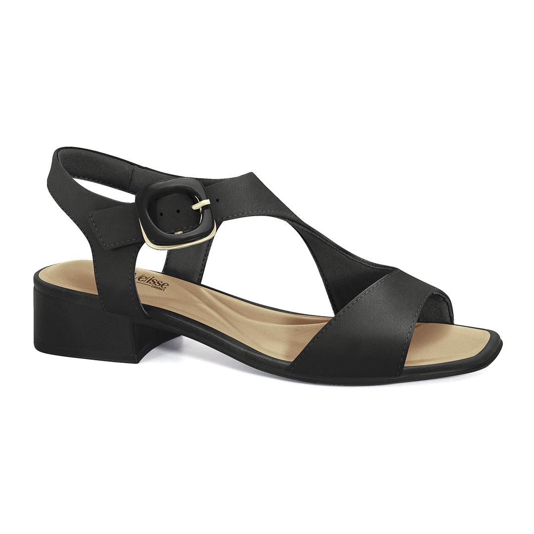 Sandalia Taco Medio Velisse Comfort con Ajuste Hebilla - Image 2