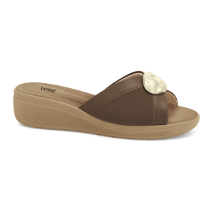 Sandalias Plataforma Velisse Comfort con Aplique Dorado