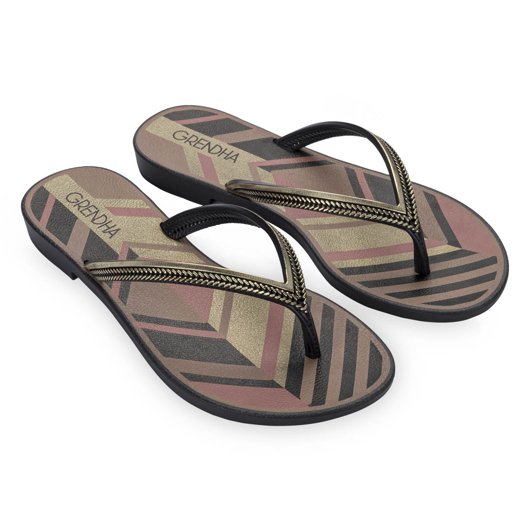 Sandalia de Dedo para Mujer Grendha con Estampado 18060 - Image 4