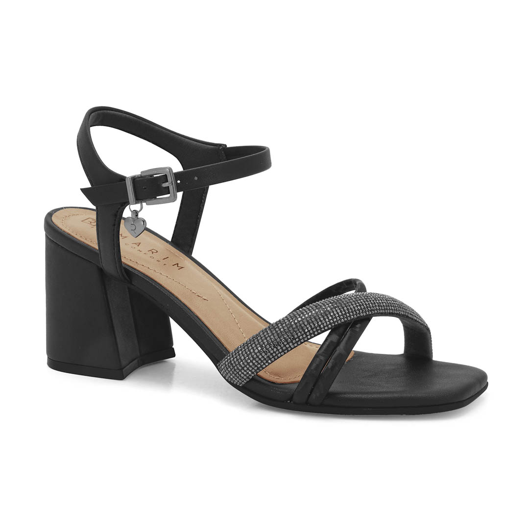 Sandalia de Taco Alto para Mujer Ramarim Tira Cruzada con Pedrería 2334206 - Image 2