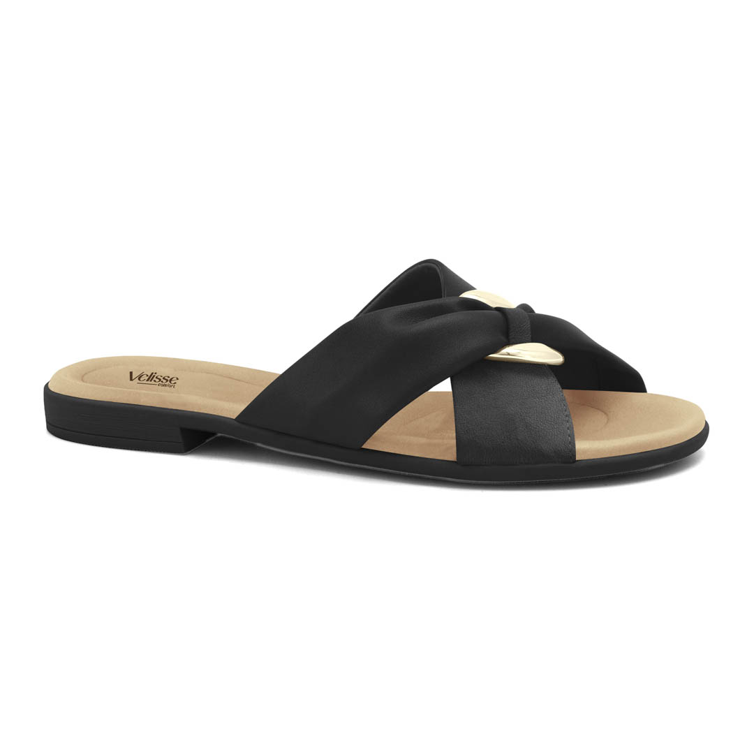Sandalia Plana para Mujer Velisse con Tiras Cruzadas 2641301 - Image 2
