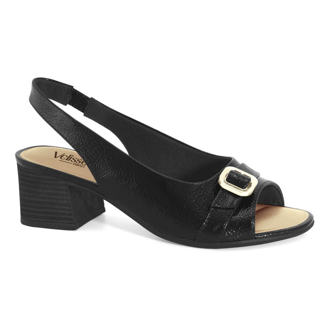 Sandalia de Taco Medio para Mujer Velisse con Hebilla Decorativa 2656305 - Image 2