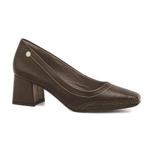 Zapato de Taco Medio para Mujer Velisse con Costuras Decorativas 2668101