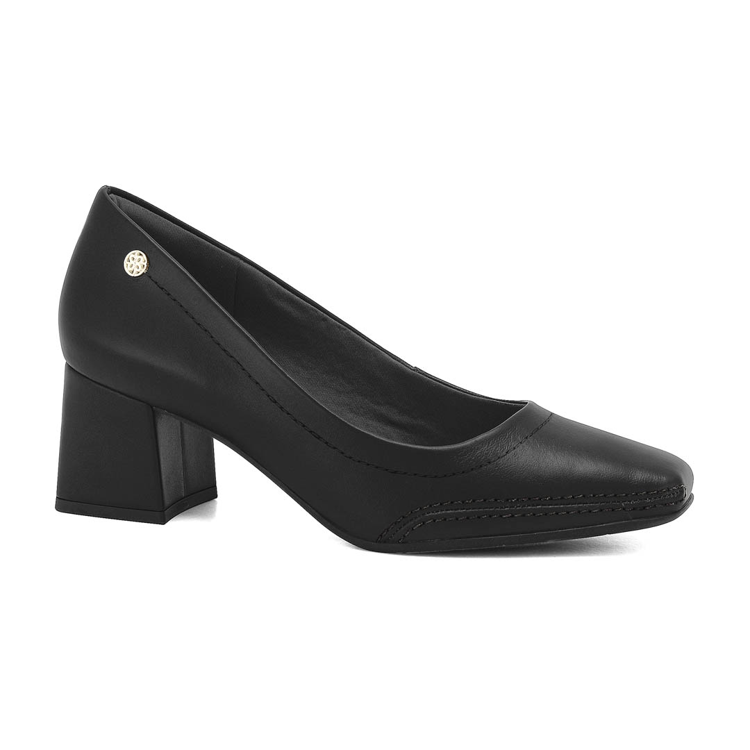 Zapato de Taco Medio para Mujer Velisse con Costuras Decorativas 2668101 - Image 2