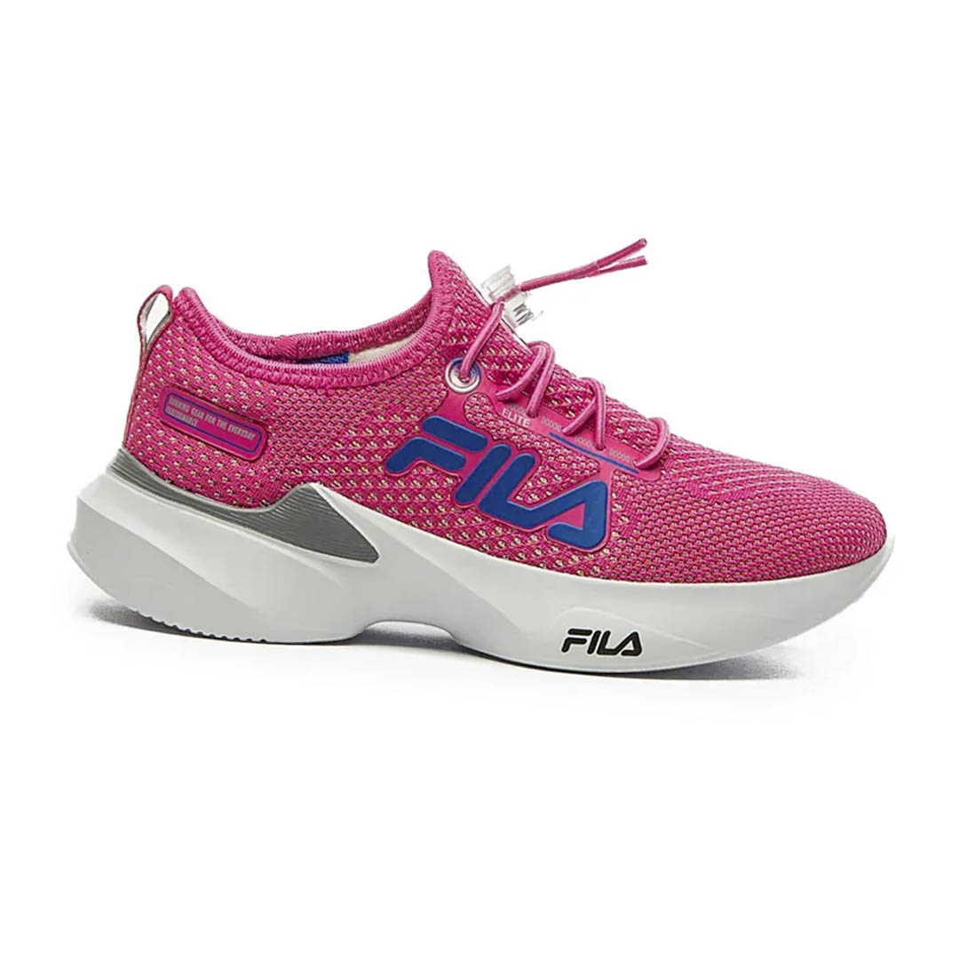 Zapato para Niña FILA de Tejido Knit con Cordones Elásticos, F04K00021