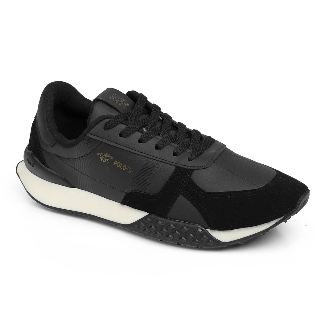 Zapato Casual para Hombre Polo GO con Suela Gruesa y Paneles Tipo Gamuza, GO548EXP