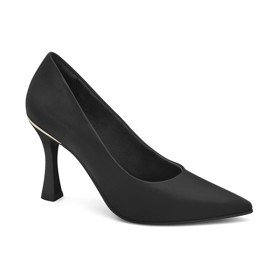 Zapato de Taco Alto para Mujer Ramarim con Punta Fina 2418101