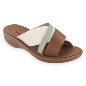 Sandalia con Plataforma para Mujer Terra Agua con Tiras Cruzadas Multicolor 471030