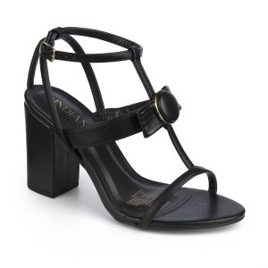 Sandalia de Taco Alto para Mujer Indiana con Aplique Circular 5633-514